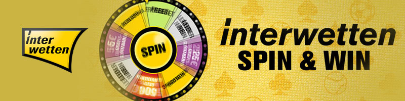Neue Preise gewinnen mit Spin & Win von Interwetten!
